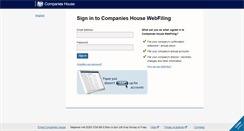 Desktop Screenshot of ewf.companieshouse.gov.uk